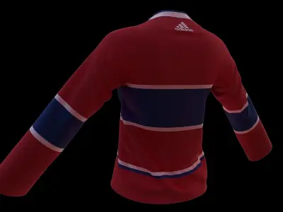Adidas Hockey Jersey 3D model