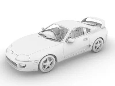 TOYOTA SUPRA 3D model