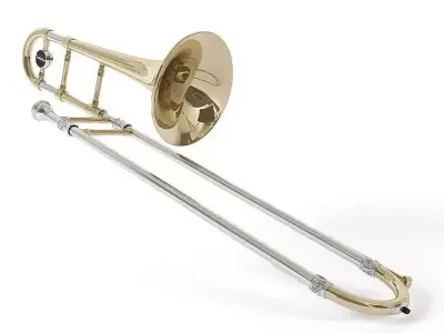 Musical Instrument   Trombone 3D model