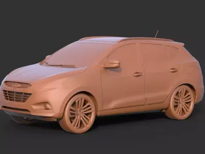 Hyundai Tucson 2015 3D print model