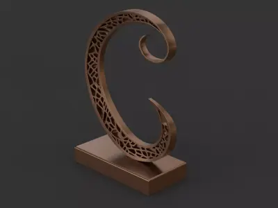 Decoration moon 3D model