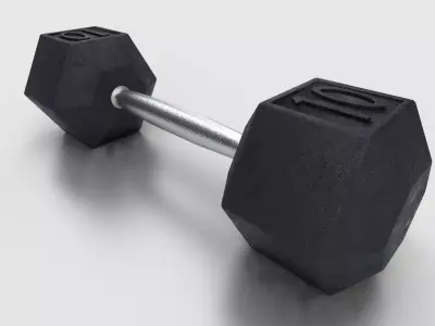 Dumbbell Low-poly 3D model