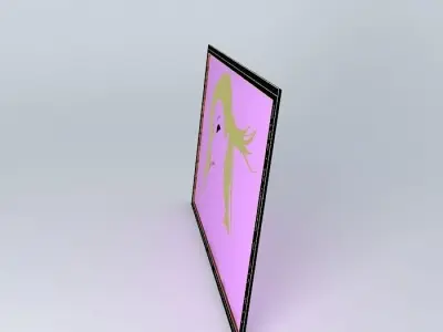 Pop Art Face Free 3D model