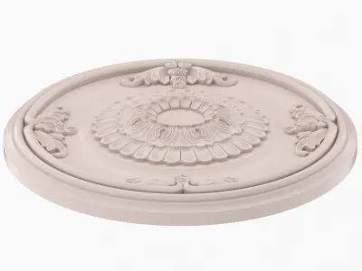 Classic Ceiling Medallion 60 3D model