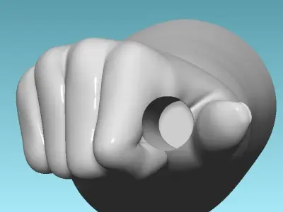  Flower Holding Hand Vase  3D print model