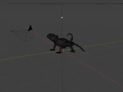 Lagarto Low-poly 3D model