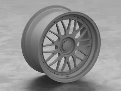 BBS LM Centerlock Wheel 3D Model 3D model