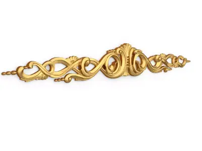 Classic decor ornament carved 69  3D model