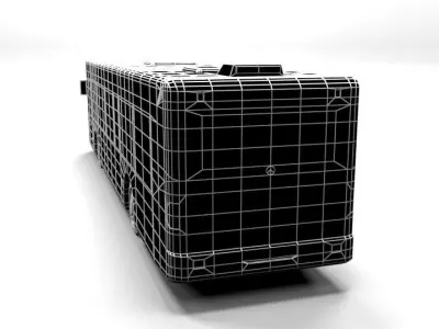 MERCEDES CITARO 530 EVOBUS LOWPOLY Low-poly 3D model