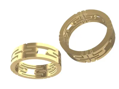 0274 Bvlgari Ring 3D print model