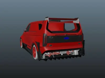Ford Pro Electric Super Van 3D model