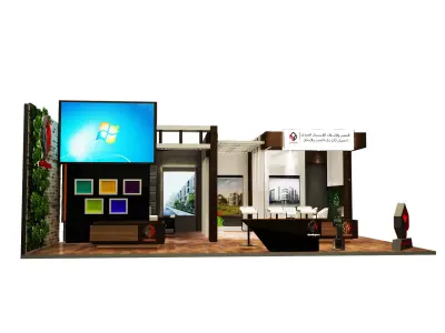 Booth Exhibition Stand a282  3D model