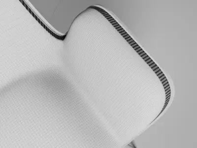 Purple Luxury Armchair 3D model