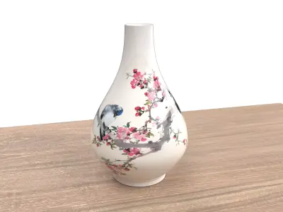 ChineseStylePorcelainVase3DModel Free 3D model