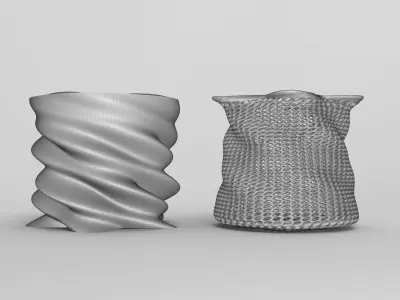 Vase Voronoi 32 3D print model