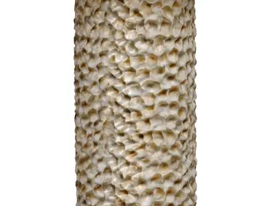 Modern Style Table Lamp Coral Sculpture Nightstand Table Lamp 3D model