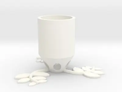 Small Plant Pot - long Free 3D print model