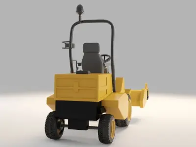 JCB-FM30 3D Model bulldozer 3D model