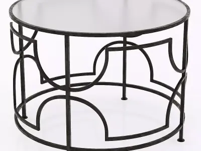 Cyan Designs Edged Rhombus Table 3D model