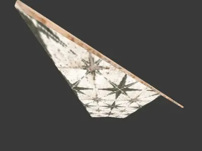 Gerudo Palace Flag Free low-poly 3D model