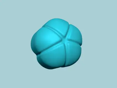 Five Segment Bud Flower Mold - Artificial EVA Molding 3D print model