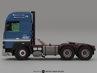 RENAULT R420 6X4 V8 Turbo Intercooler 3D model