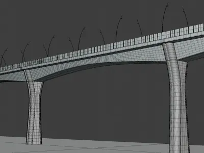 Road bridge 2023 3D model