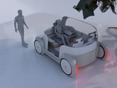 Honda ev redesign 3D model