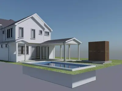 modern house 3D model