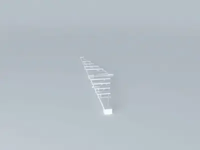 Bamboo truss 3D model