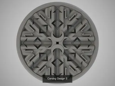 Carving Design Pack 3D Model Collection