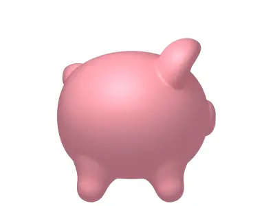 Piggy Bank 3D model