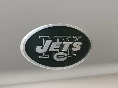 NFL New York Jets Logo 3D model