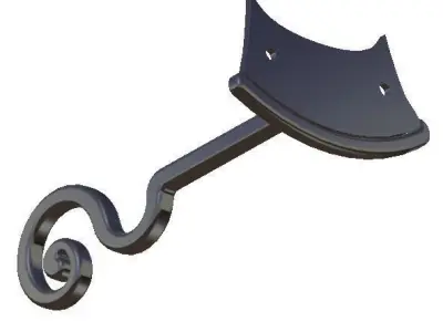 Drapery support 3D model