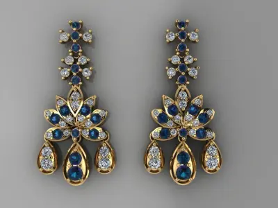 FASION EARING 3D model 2