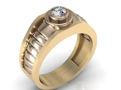 man ring 3D print model