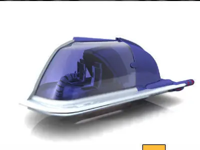 Xyff Sci-Fi City Speeder C 40 3D model