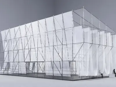 Layher Structure Pavilion 5 3D model