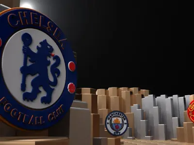 Manchester city Logo 3D model