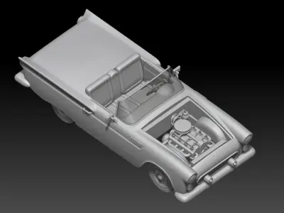 1955 thunderbird tunning 3D print model