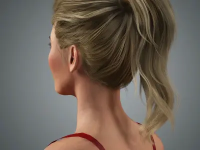 Erika Jayne Character Low-poly 3D model