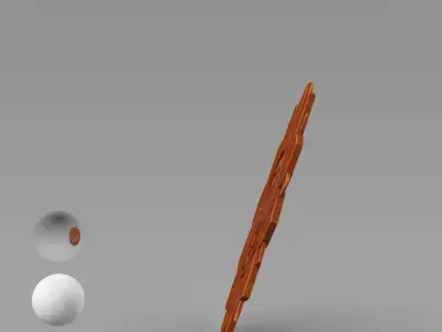 Flower Ornament Traditional Balinese Decoration 3D model