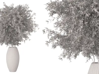 Bouquet - Green plant 01 3D model