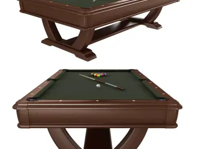 Brunswick Pool Tables de soto hallmarks billiards 3D model