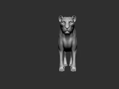 LION Model 3D model