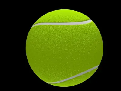 Tennis Ball Free Free low-poly 3D model
