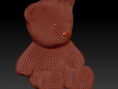 Christmas Bear 3D model