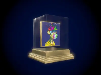 Mutant Ape 2 Gold Club Low-poly 3D model