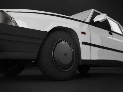 Alfa Romeo75 - vintage car  3D model
