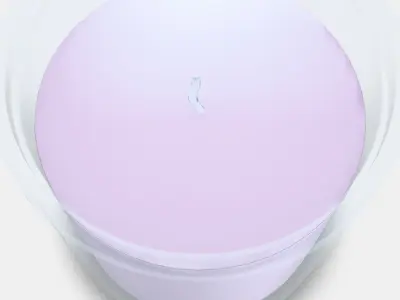 LUGNARE Scented candle in glass Low-poly 3D model